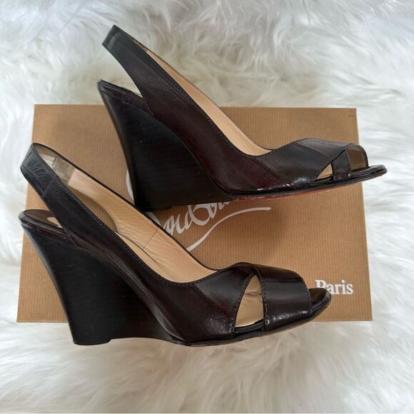 Vintage Louboutin Wedges - Picture 11 of 14